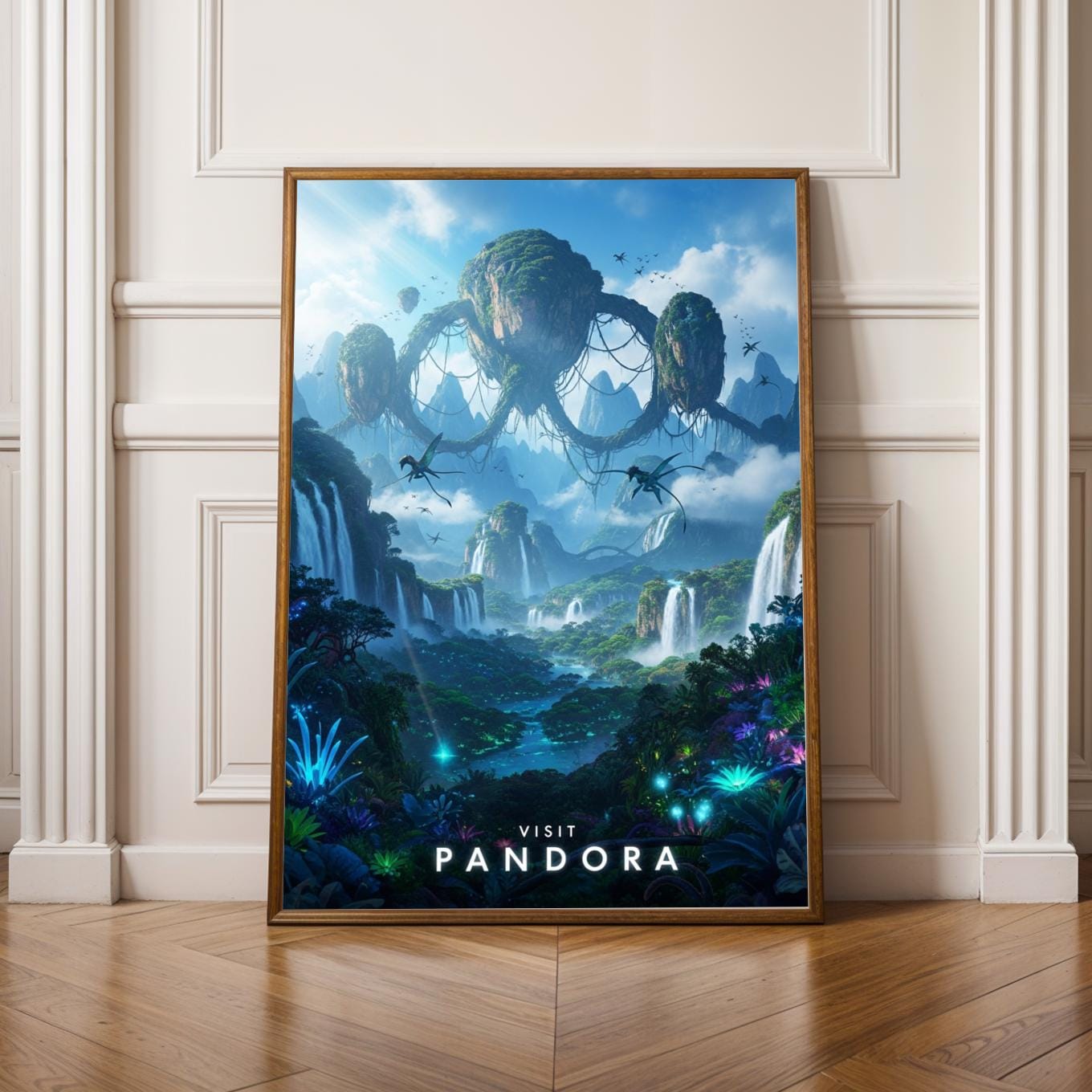 Pandora Floating Mountains Poster - Avatar Fantasy Art