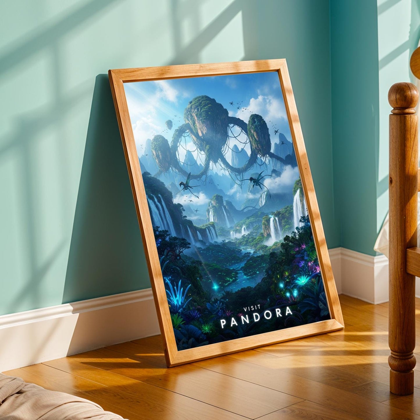 Pandora Floating Mountains Poster - Avatar Fantasy Art