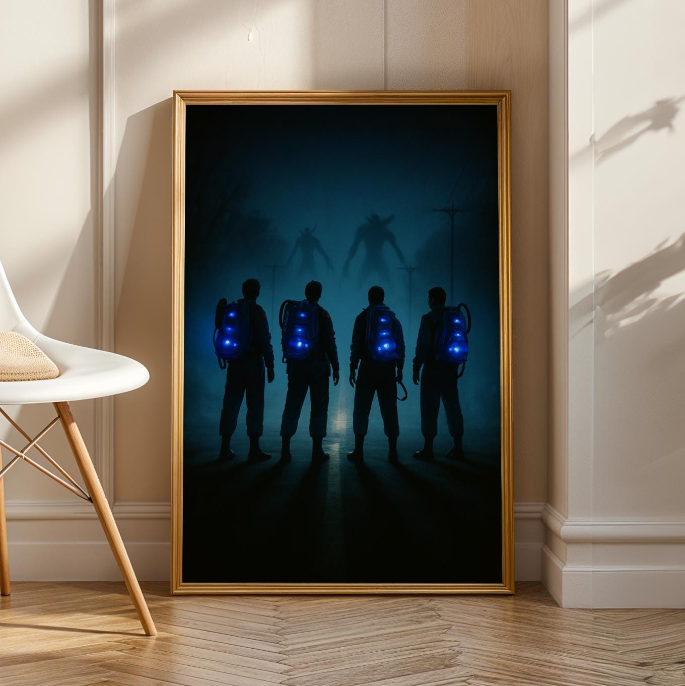 Ghostbusters Stranger Things - Retro Sci-Fi Art