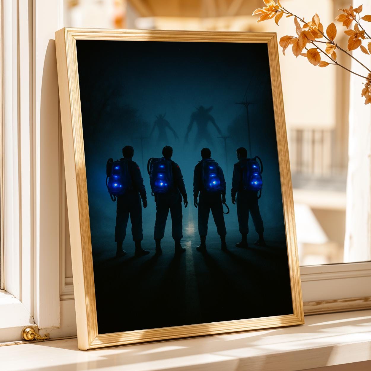 Ghostbusters Stranger Things - Retro Sci-Fi Art