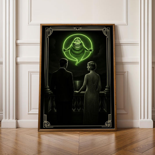 Great Gatsby x Ghostbusters Poster - My Green Light Art