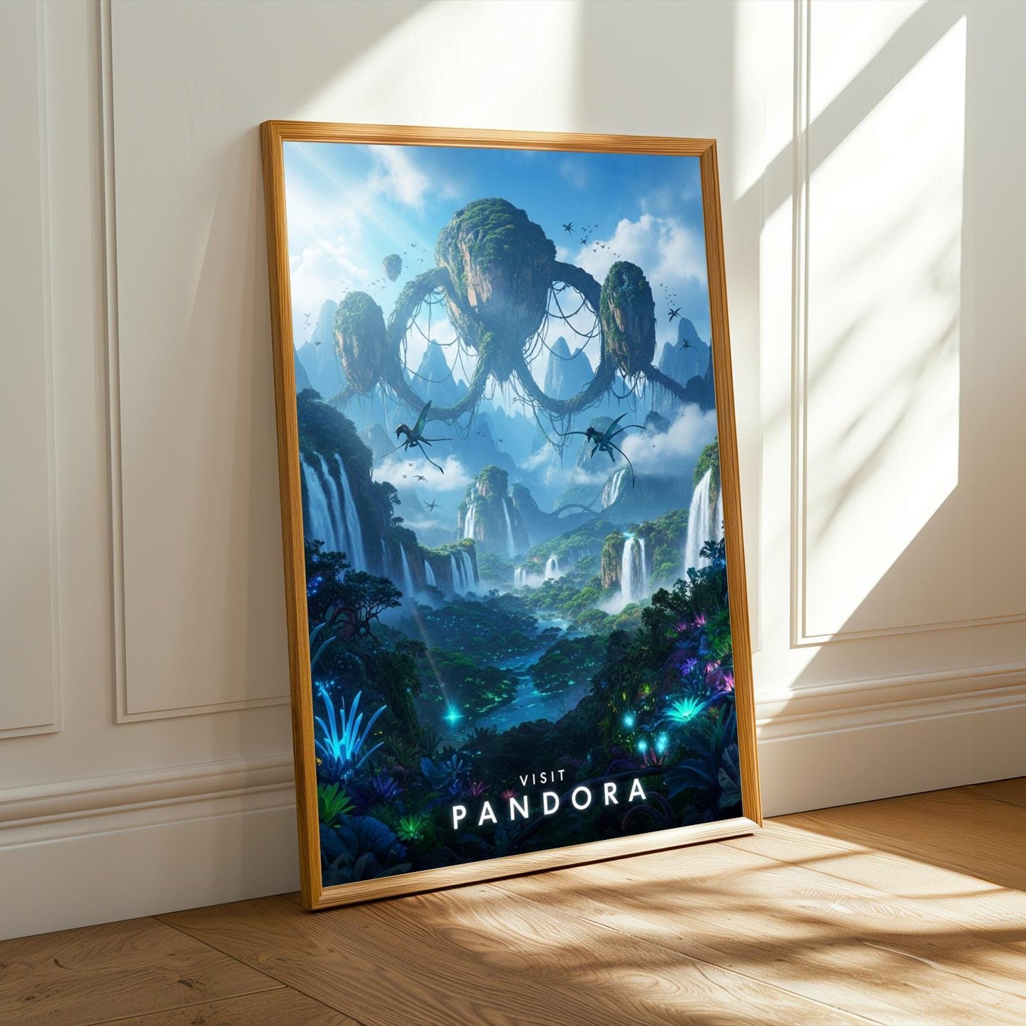 Pandora Floating Mountains Poster - Avatar Fantasy Art